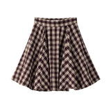 Coco Blanc Burgundy Gingham Skirt