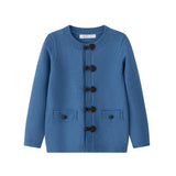 Coco Blanc Blue Toggle Cardigan