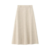 Coco Blanc Cream Chevron Skirt