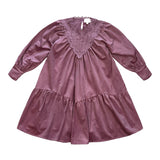 Steph Berry Cord Crochet Yoke Dress