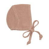 Lilette Peachy Pink Chunky Knit Bonnet