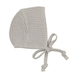 Lilette Powder Blue Chunky Knit Bonnet