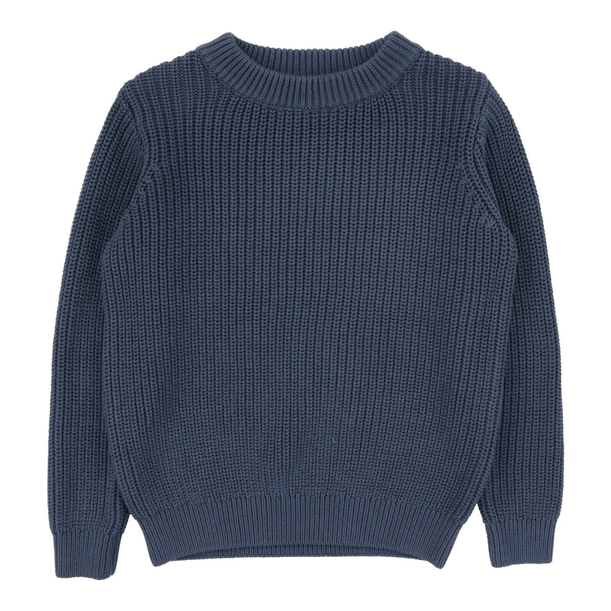 Analogie Off Blue Chunky Knit Sweater 