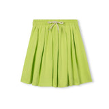 Cabana Lime Donny Drawstring Pleated Skirt