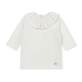 Cabana White Textured T-shirt Fabric Tee