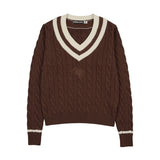 Urban Edge Brown Cable Knit