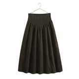 Retro Kid Brown Camille Maxi Skirt
