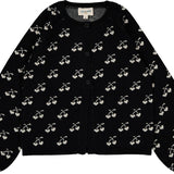 Louis Louise Black/Cream Cherry Gulsah Cardigan