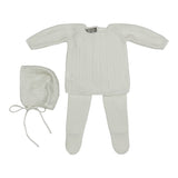Carmina Ivory Line Knit Three Piece Set