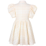Jessie And James Creme Stripe Carousel Dress