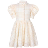 Jessie And James Creme Stripe Carousel Dress