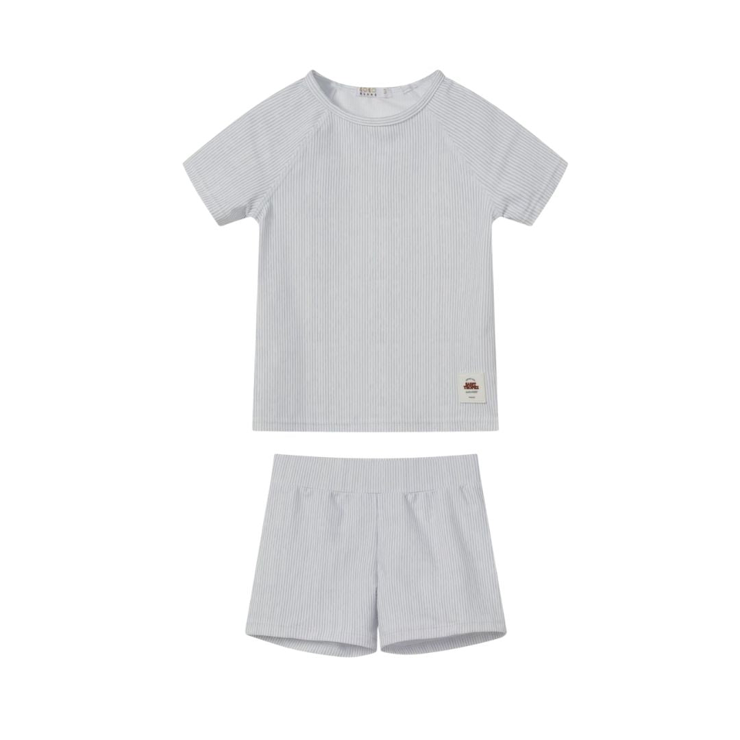 Coco Blanc Striped Swim Set