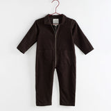 Please Mom Cocoa Corduroy Playsuit