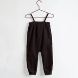 Please Mom Cocoa Corduroy Romper