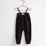 Please Mom Cocoa Corduroy Romper