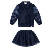 LRDM Navy Lace Olivia Set