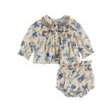 Emile Et Ida Orchid Bleu Set
