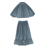 Francesca Guiliano Dusty Blue Set