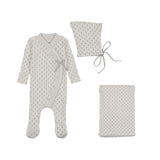 Bee & Dee Blue Double Print Take Me Home Set