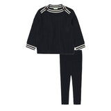 Fub Navy Zig Zag Set