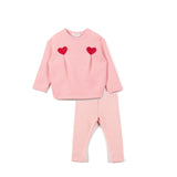 Yell-Oh Quartz Pink Heart Set