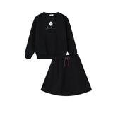 Coco Blanc Black Crew Set