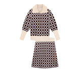 Birinit Petit Geometric Knit Set