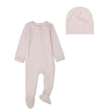 Minimoi Pink Mix Abstract Spots Footie Set