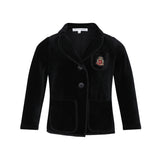 Parni Black Velour Blazer