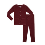Parni Burgundy Rhinestone Set