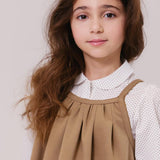 Kipp Chestnut Sienna Dotted Blouse