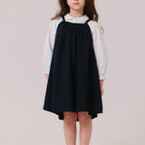 Kipp Navy Sienna Dotted Blouse