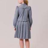 Kipp Grey Cynthia Pinstripe Set