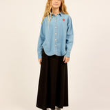Parni Black Maxi Skirt