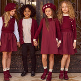 Parni Black/Burgundy Tattersall Shirt