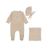 Bee & Dee Coffee Crochet Velour Take Me Home Set