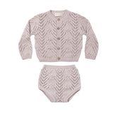 Quincy Mae Lilac Mist Knit Set