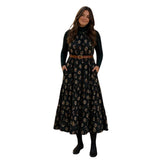 Kiera Green Flower Print Jumper