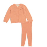 Teela Peach Cherry Knit Set
