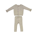 Klai Oatmilk Sally Rib Knit Set