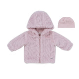 Kipp Pink Atelier Cable Fur Jacket & Hat