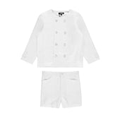 Jaybee White Linen Suit