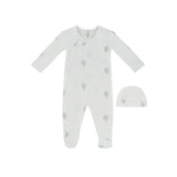 Kipp Blue Ciel Enfant Wrap Footie Set
