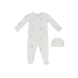 Kipp Pink Ciel Enfant Wrap Footie Set