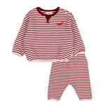 Buho Pomegranate Soft Stripes Set