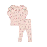 Tun Tun Shell Pink Raspberry Floral Set