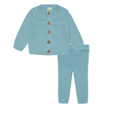 Fub Light Teal Cardigan Set