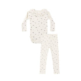 Rylee + Cru Natural Ditsy Ruffle Set