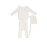 Kipp White KB Pointelle Knit Set
