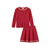 Copenhagen Colors Red Knit Set